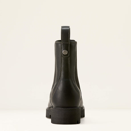 Ariat Women's Wexford Lug Mid Waterproof Chelsea Boot - Rockwood - Jet Black