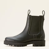 Ariat Women's Wexford Lug Mid Waterproof Chelsea Boot - Rockwood - Jet Black