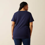 Ariat Women's Rebar Cotton Strong Standard V-Neck T-Shirt