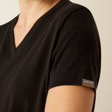 Ariat Women's Rebar Cotton Strong Standard V-Neck T-Shirt