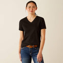 Ariat Women's Rebar Cotton Strong Standard V-Neck T-Shirt