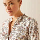 Ariat Women's Clarion Long Sleeve Blouse - Paisley Perennial