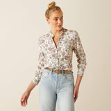 Ariat Women's Clarion Long Sleeve Blouse - Paisley Perennial