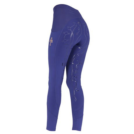 Shires Aubrion Ladies Team Riding Tights #colour_navy