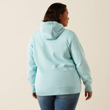 Ariat Women's Rebar Workman Graphic Hoodie - Aquatic/Pastel Lilac