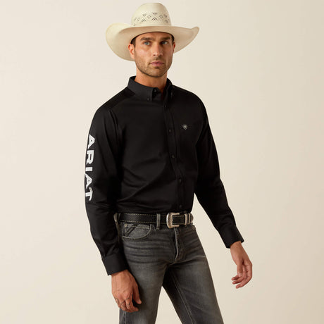 Ariat Men's Team Logo Twill Fitted Shirt