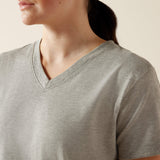 Ariat Women's Rebar Cotton Strong Standard V-Neck T-Shirt