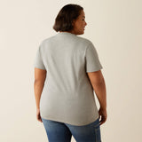 Ariat Women's Rebar Cotton Strong Standard V-Neck T-Shirt