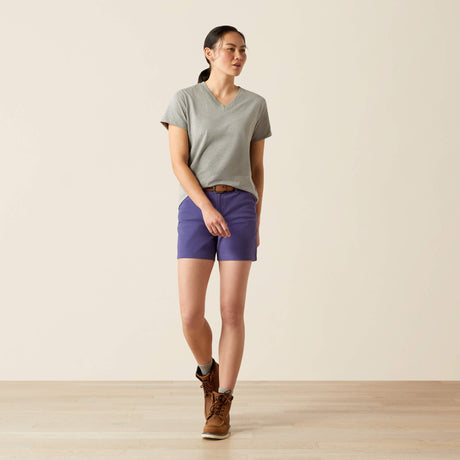 Ariat Women's Rebar Cotton Strong Standard V-Neck T-Shirt