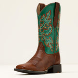 Ariat Women's Round Up StretchFit Wide Square Toe Western Boot