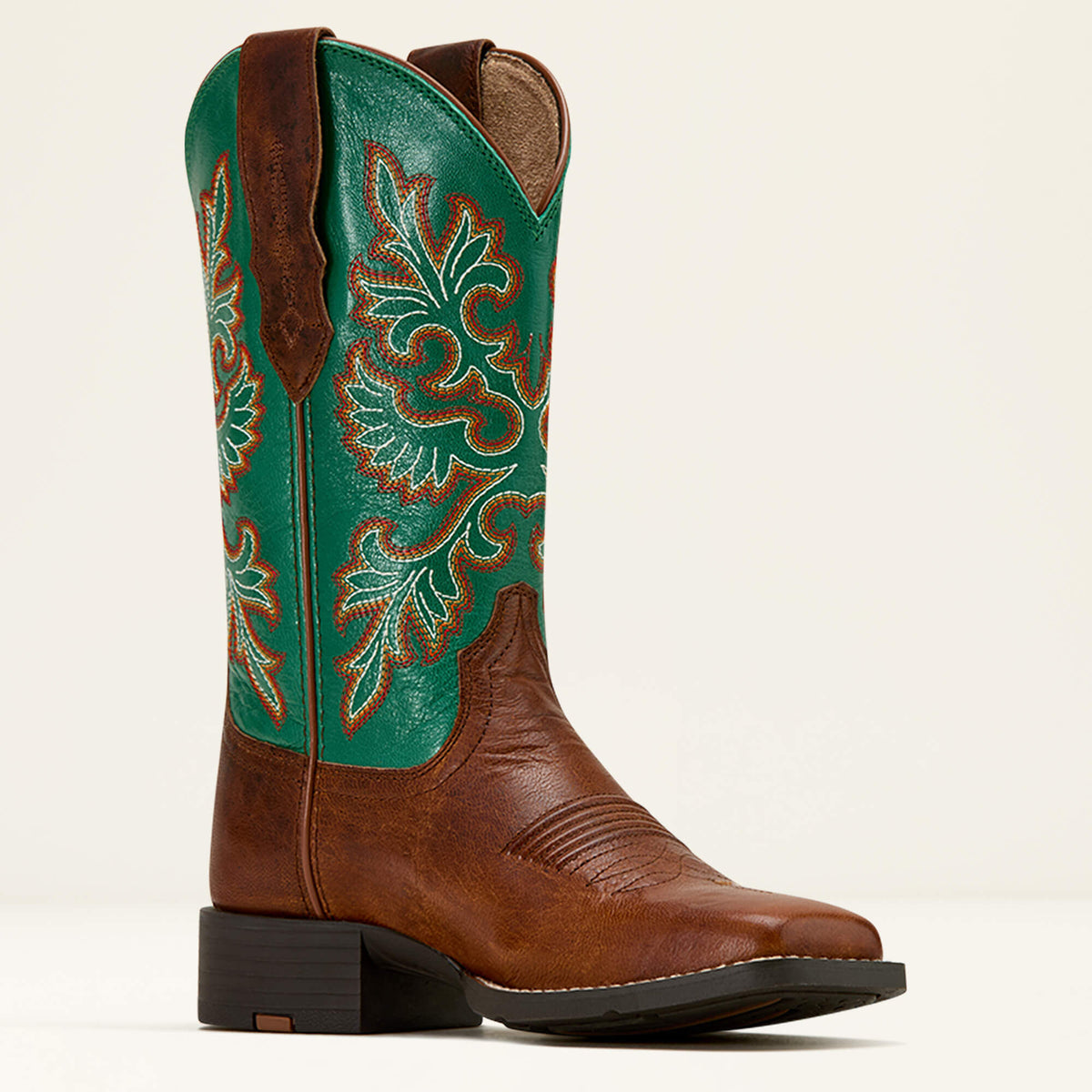 Ariat Women's Round Up StretchFit Wide Square Toe Western Boot