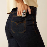 Ariat Women's Ultra High Rise Tomboy Western Utility Wide Leg Jean