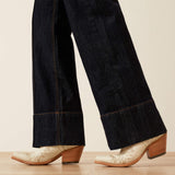 Ariat Women's Ultra High Rise Tomboy Western Utility Wide Leg Jean