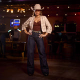 Ariat Women's Ultra High Rise Tomboy Western Utility Wide Leg Jean