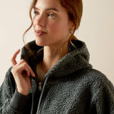Ariat Women's Orinda 1/2 Zip Sherpa Fleece Hoodie - Urban Chic