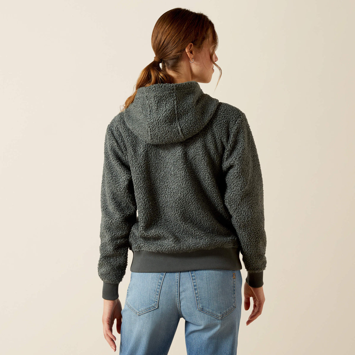 Ariat Women's Orinda 1/2 Zip Sherpa Fleece Hoodie - Urban Chic