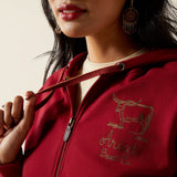 Ariat Women's Stitched Full Zip Hoodie