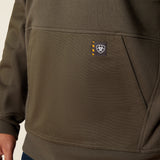 Ariat Men's Rebar Workman DuraCanvas Sweatshirt - Black/ Black - Earth