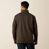 Ariat Men's Rebar Workman DuraCanvas Sweatshirt - Black/ Black - Earth