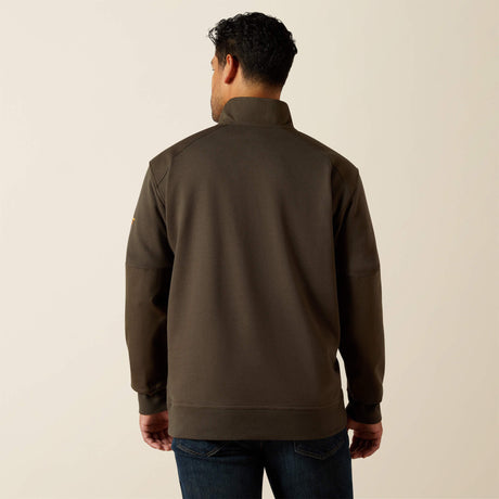 Ariat Men's Rebar Workman DuraCanvas Sweatshirt - Black/ Black - Earth