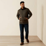 Ariat Men's Rebar Workman DuraCanvas Sweatshirt - Black/ Black - Earth