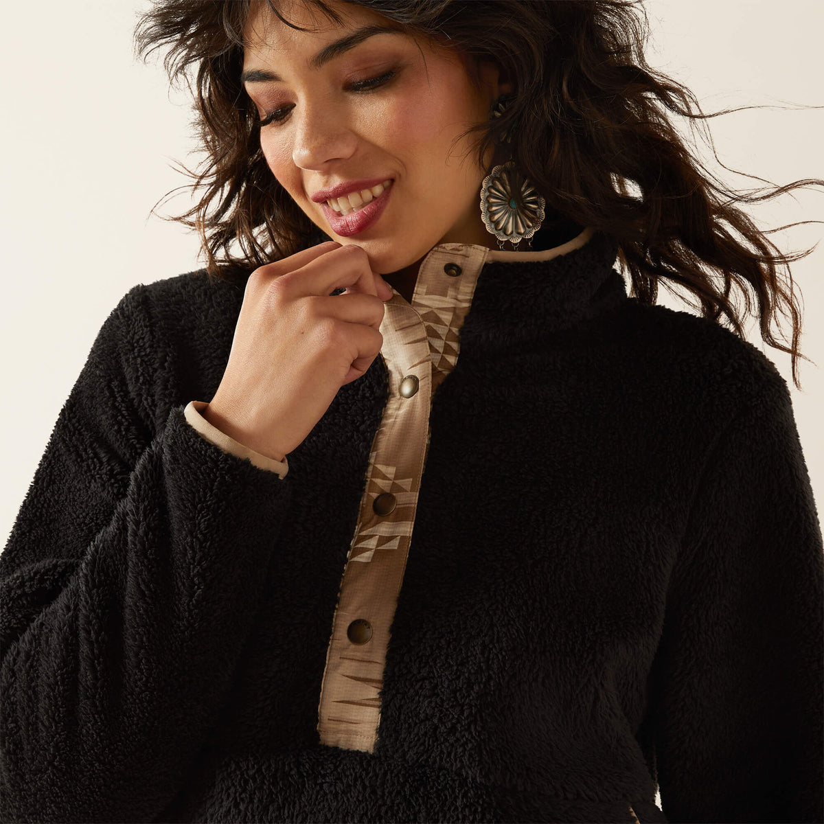Ariat Women's Berber Snap Front Sweatshirt