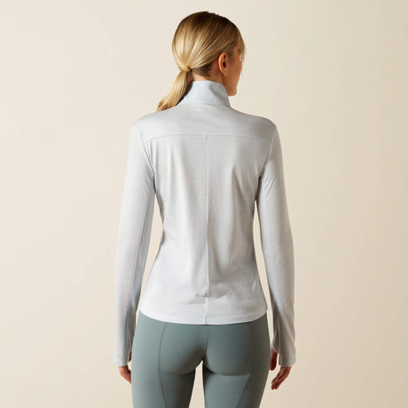 Ariat Women's Cheviot 1/4 Zip Long Sleeve Baselayer - Skyway