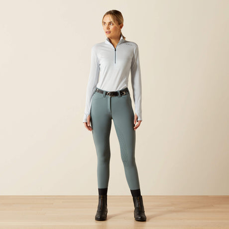Ariat Women's Cheviot 1/4 Zip Long Sleeve Baselayer - Skyway