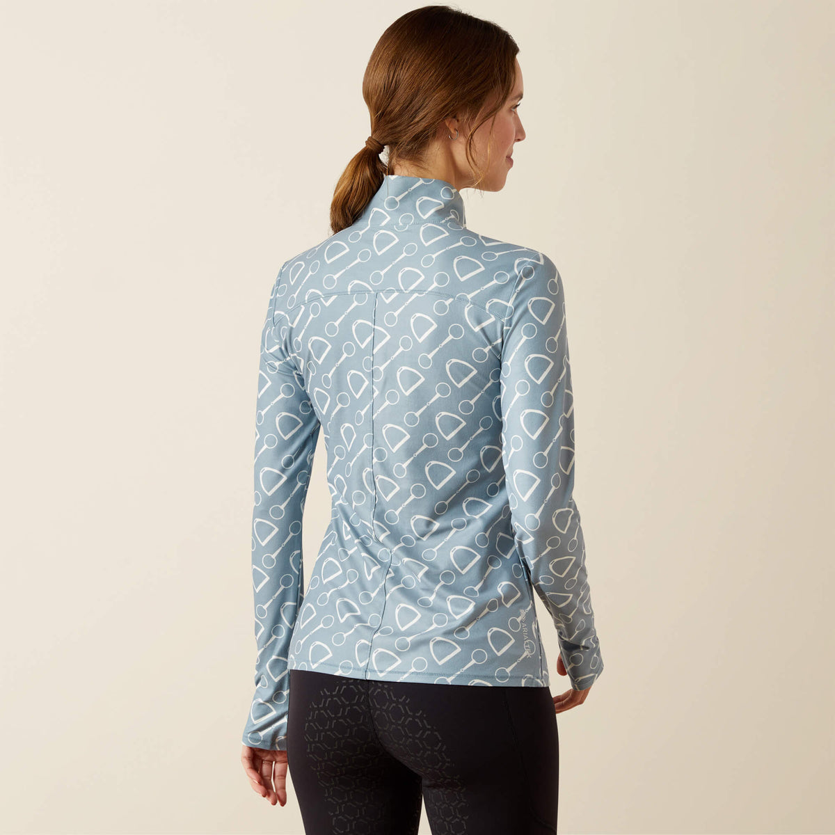 Ariat Women's Lowell 3.0 1/4 Zip Baselayer - Hardware Print