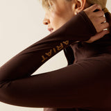 Ariat Women's Lowell 3.0 1/4 Zip Baselayer - Java