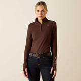 Ariat Women's Lowell 3.0 1/4 Zip Baselayer - Java