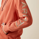 Ariat Women's Rebar Workman Graphic Hoodie - Aragon Heather/Cameo