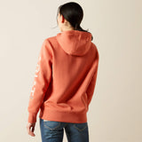 Ariat Women's Rebar Workman Graphic Hoodie - Aragon Heather/Cameo