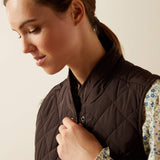 Ariat Women's Woodside Vest - Navy - Coffee Bean