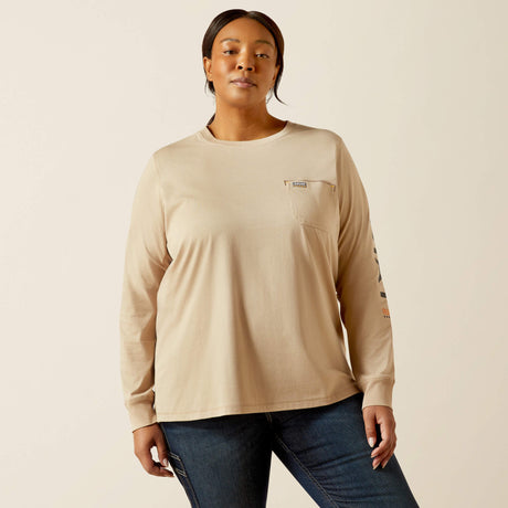 Ariat Women's Rebar Workman Logo T-Shirt