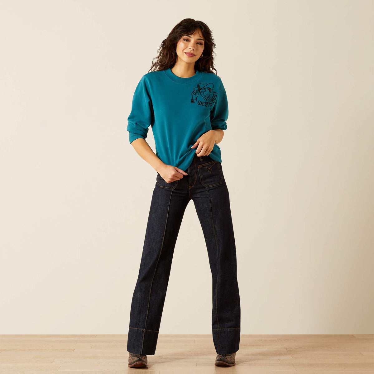 Ariat Women's Essential Sendero West is Best Sweatshirt