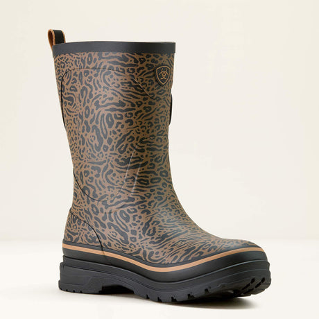 Ariat Women's Kelmarsh Mid Rubber Boot - Ocelot Print