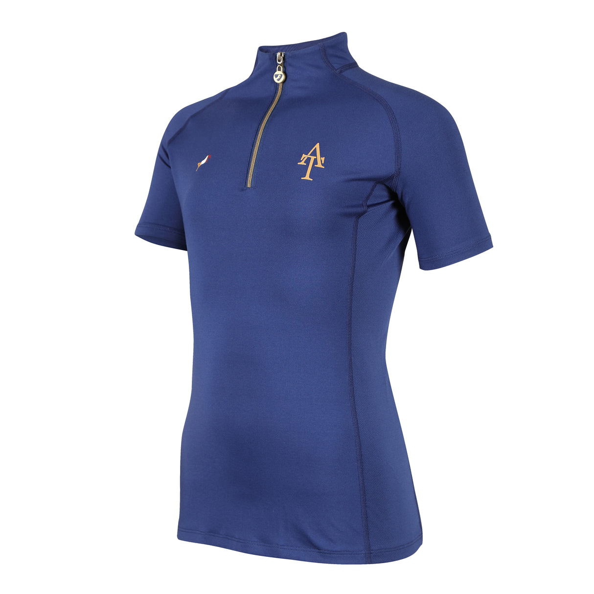 Shires Aubrion Team Young Rider Short Sleeve Base Layer #colour_navy