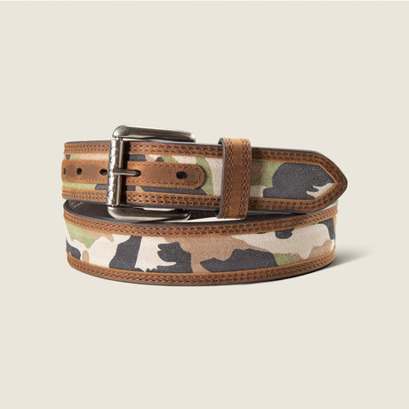 Ariat Men's Work Camo Suede Inlay Belt