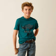Ariat Kids' Ariat Cattle Skull Freedom T-Shirt
