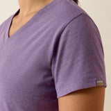 Ariat Women's Rebar Cotton Strong Standard V-Neck T-Shirt
