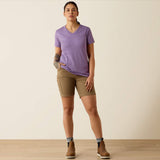 Ariat Women's Rebar Cotton Strong Standard V-Neck T-Shirt