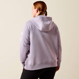 Ariat Women's Rebar Lightweight Logo 1/2 Zip Hoodie