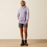 Ariat Women's Rebar Lightweight Logo 1/2 Zip Hoodie