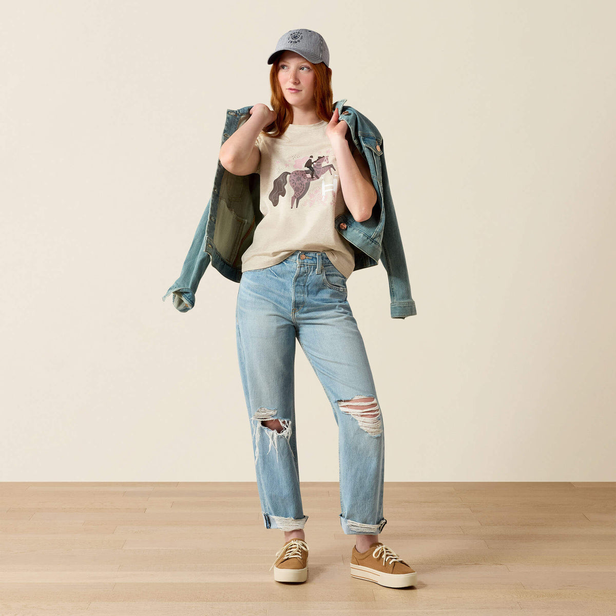 Ariat Kids' Floral Leap T-Shirt