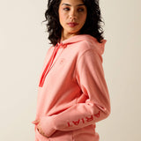 Ariat Women's Ariat Logo 2.0 Hoodie - Peach Amber Heather