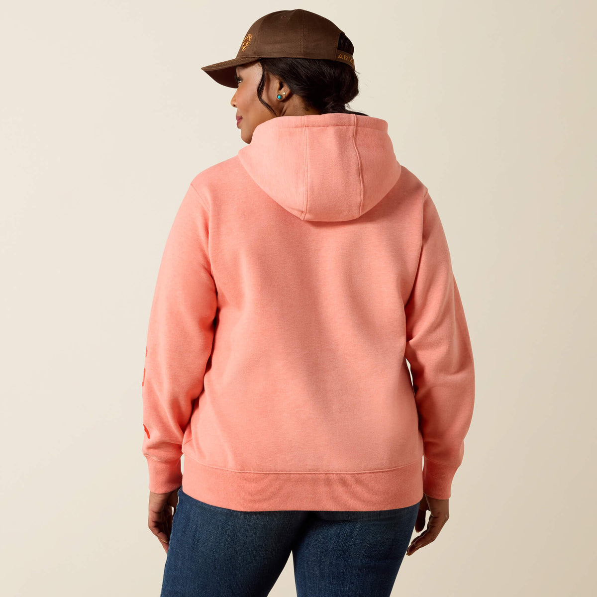Ariat Women's Ariat Logo 2.0 Hoodie - Peach Amber Heather