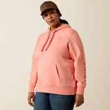 Ariat Women's Ariat Logo 2.0 Hoodie - Peach Amber Heather