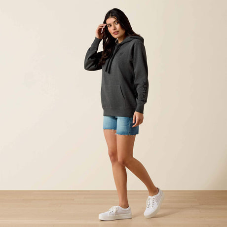 Ariat Women's Ariat Logo 2.0 Hoodie - Charcoal Heather