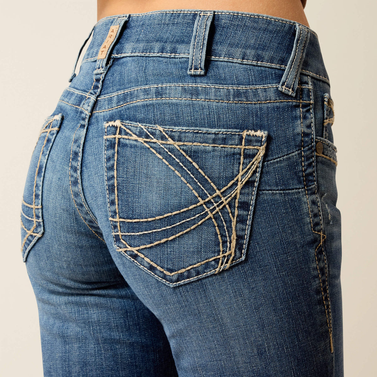 Ariat Women's Mid Rise Estelle Straight Leg Jeans